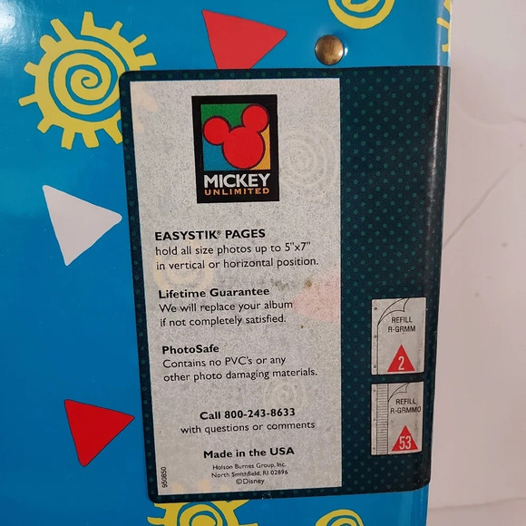 Vintage Disney Micky Unlimited Easystik Pages Photo Album - Picture 6 of 14